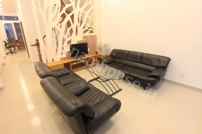 Modern house with luxurious furniture near the TV station