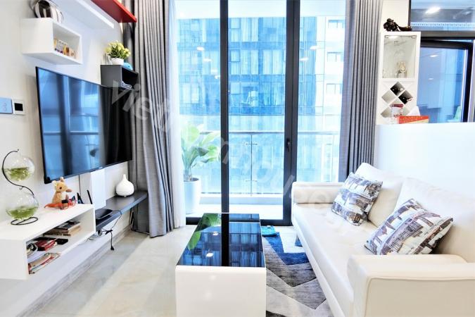 Mirror at dining table reflecting wonderful images of Vinhomes