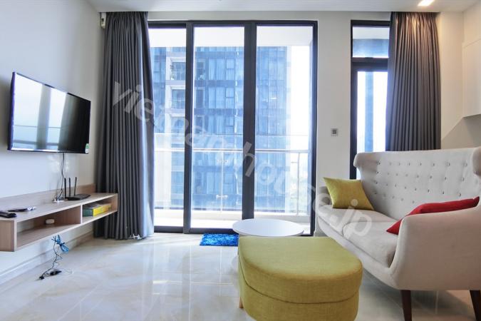 Sun-drenched Vinhomes apartment in sought-after location