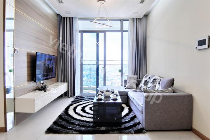 Hai ban công giải trí tại căn hộ Vinhomes Central Park