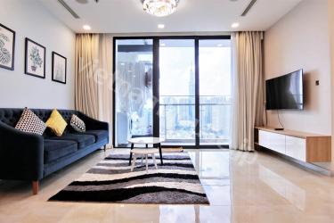 Landmark 81 view directly from Vinhomes Golden River