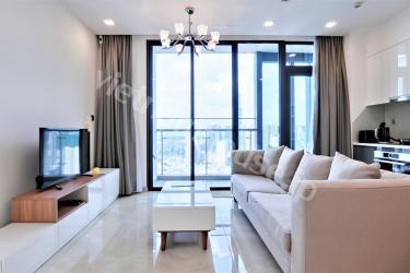 Open plan lounge room beholding Landmark 81