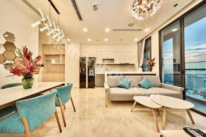 Sun-filled open plan lounge Vinhomes Golden River