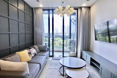 Casual-style 1-bedroom apartment with a large refrigerator