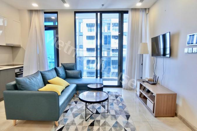 The furnished apartment meets all of your needs and exceeds them