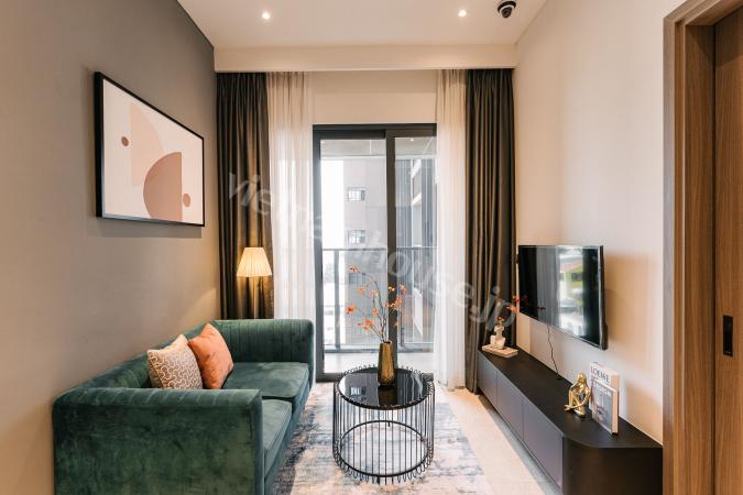 グレー基調の1ベッドルーム・ザ・マーク