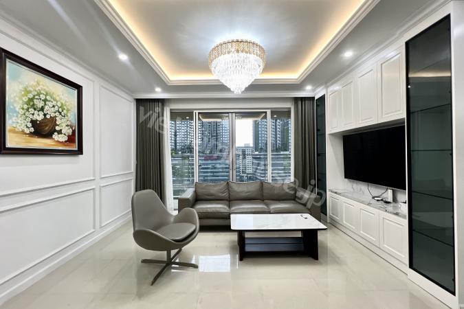 Elegant Estella Heights in white-gray tones with unique transportation view