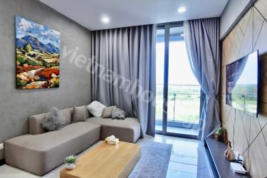 Thu Thiemエリアにある新築タワーマンションの2ベッドルーム