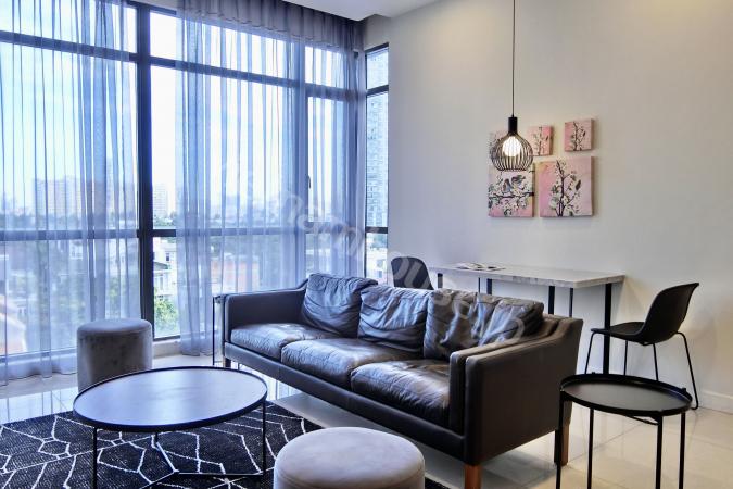 Single-person apartment with one bedroom