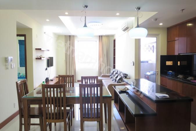 Nice view at high-floor apartment in Thao Dien, District 2.