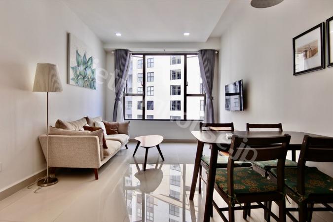 Generous open plan living and dining area