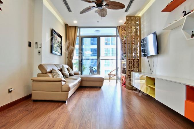 Sàn gỗ xuyên suốt Vinhomes Central Park