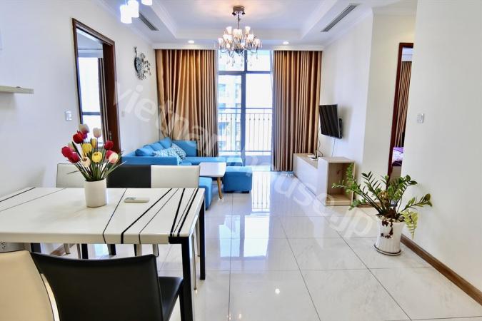 Khung cảnh bao quát Vinhomes Central Park và Landmark 81