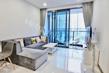 新築コンドミニアム「Sunwah Pearl」の2ベッドルーム