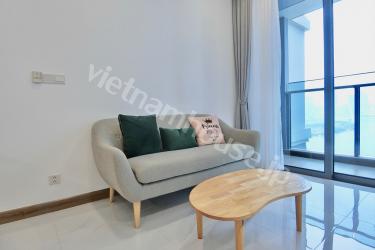 人気コンドミニアム「Sunwah Pearl」のシンプルな2ベッドルーム