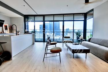 Theater room combined with lounge room in City Garden