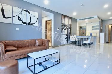 1区ビューのスタイリッシュ3ベッドルーム