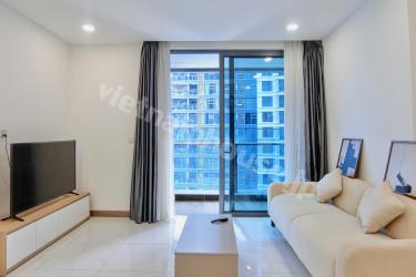 A refreshing 2-bedroom with simple furniture