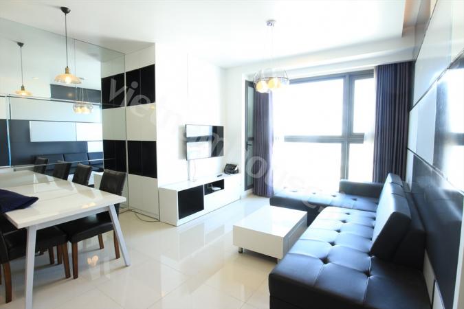 Cool design at apartment Pearl Plaza in Binh Thanh District.