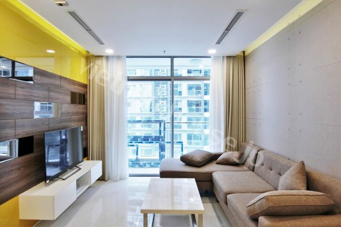 Phong cách thiết kế nội thất hợp mốt tại căn hộ Vinhomes ven sông Sài Gòn