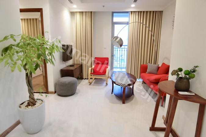 Tông màu sáng tại căn hộ kế sông Sài Gòn