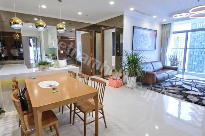 Thiết kế độc đáo hiện hữu tại căn hộ Vinhomes