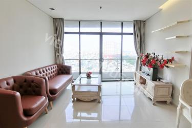 Picturesque view out of the City Garden in District Binh Thanh