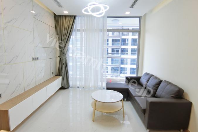 Phòng ngủ cùng ban công tại Vinhomes Central Park