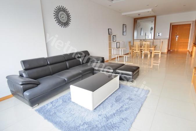 Cảnh quan thành phố thật lãng mạn tại căn hộ Saigon Pearl