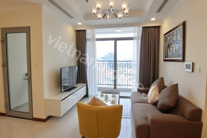 Tầm nhìn hướng về thành phố và xa tận chân trời tại căn hộ Vinhomes