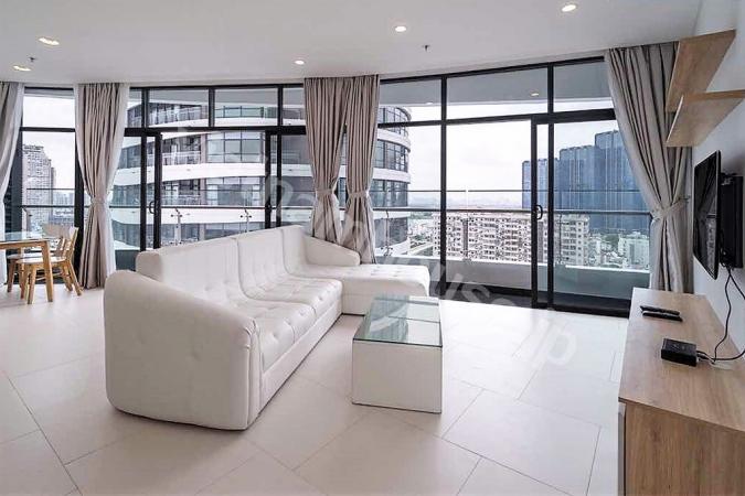 Big living space of City Garden condominium