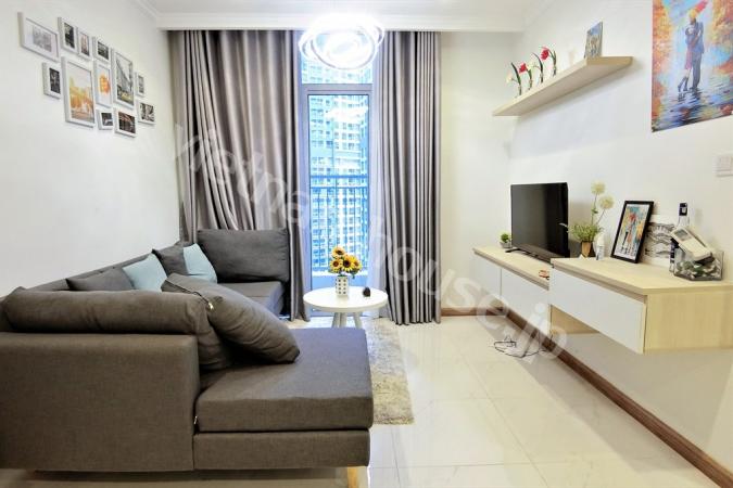 Một phòng ngủ Vinhomes Central Park gần công viên