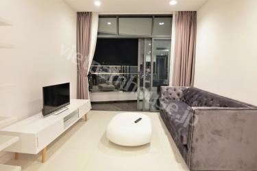 Ho Chi Minh city at night from City Garden balcony