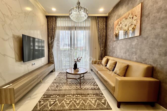 上品で洗練された2ベッドルームのミッドタウンアパート