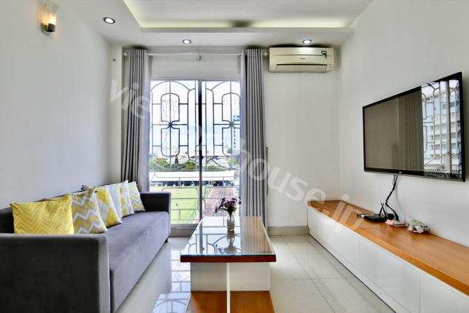 Unique view with football court nearby