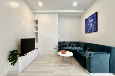 Modern 1-Bedroom Serviced Haven with Gym in Tan Dinh