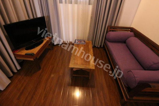 Wooden style furniture apartment near the TV station