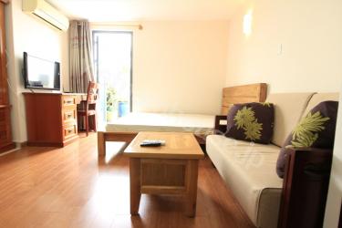 Nice view at top roof serviced apartment in District 1.