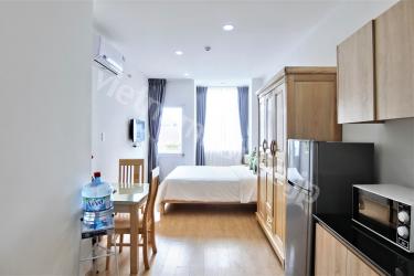 Studio apartment located in crowded alley