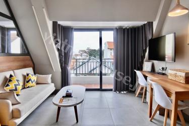 Picturesque scene of Landmark 81 and Saigon river