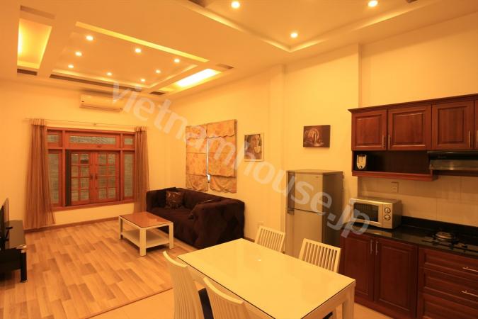The vast one bedroom near international school in Thao Dien, District 2.