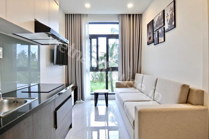 コンパクトな1ベッドルームサービスアパート