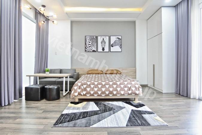 Studio apartment hidden in quiet alley