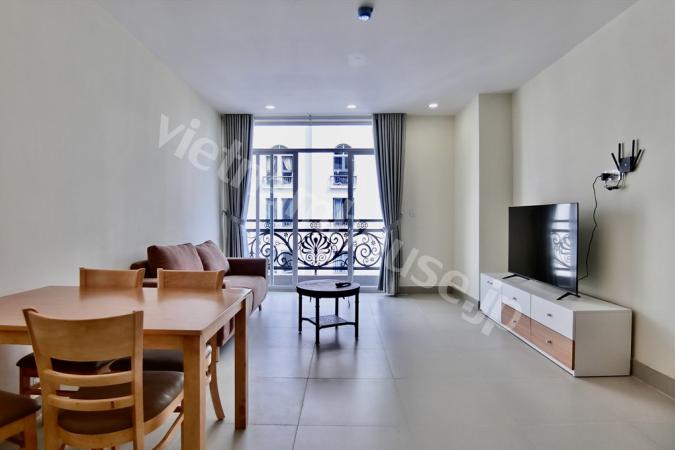 Spectacular views from serviced apartment