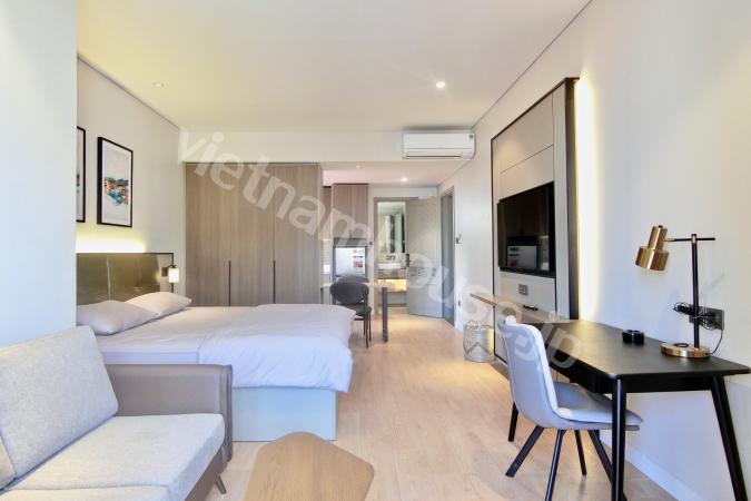 とても綺麗で整理されたワンルーム