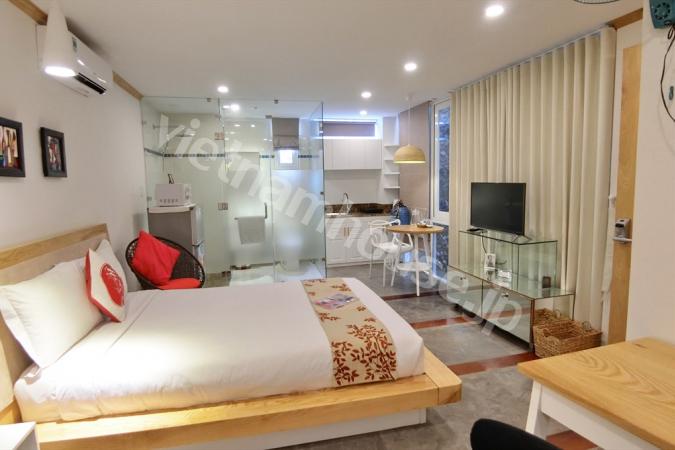 Nội thất mới toanh tại căn hộ dịch vụ quận 3