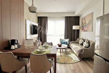 Dive into two swimming pool on top floor of luxury apartment