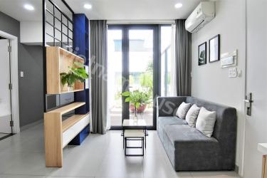 Big balcony for luxury serviced apartment