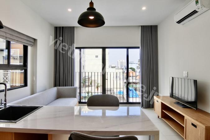 New serviced apartment near Le Van Tam park