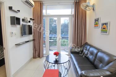 Nice decor at serviced apartment near Nhieu Loc canal, Binh Thanh District.